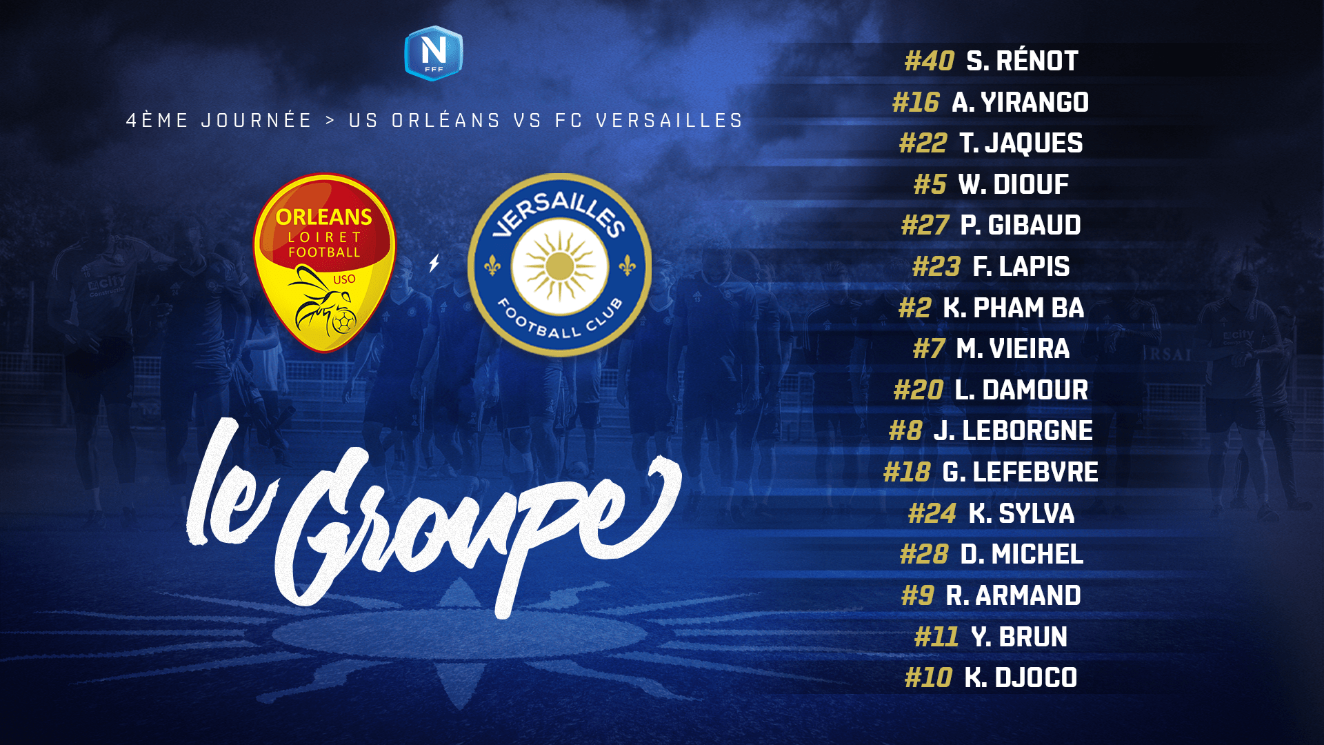 Groupe à Orléans Groupe vs Martigues