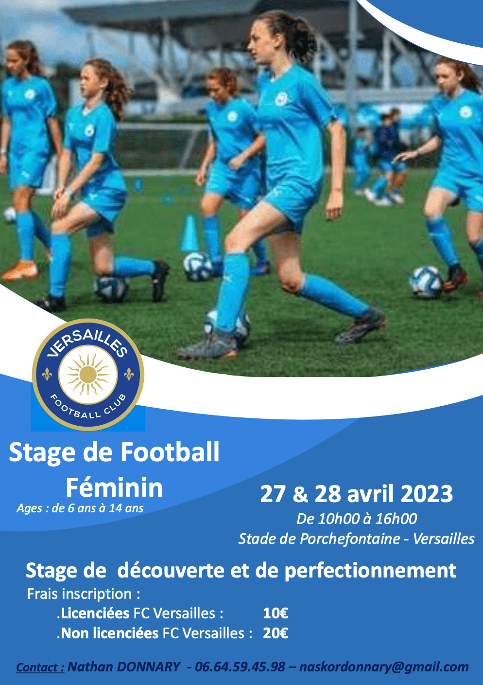 Stage Féminin FC VERSAILLES