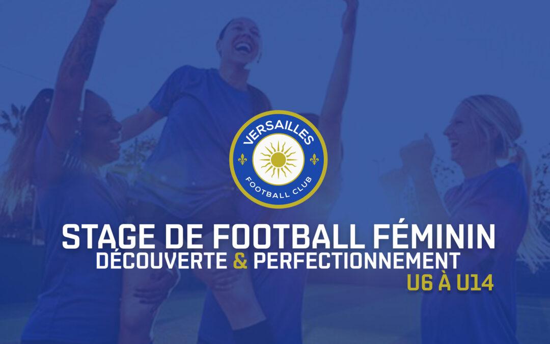 Stage de football féminin du FC VERSAILLES