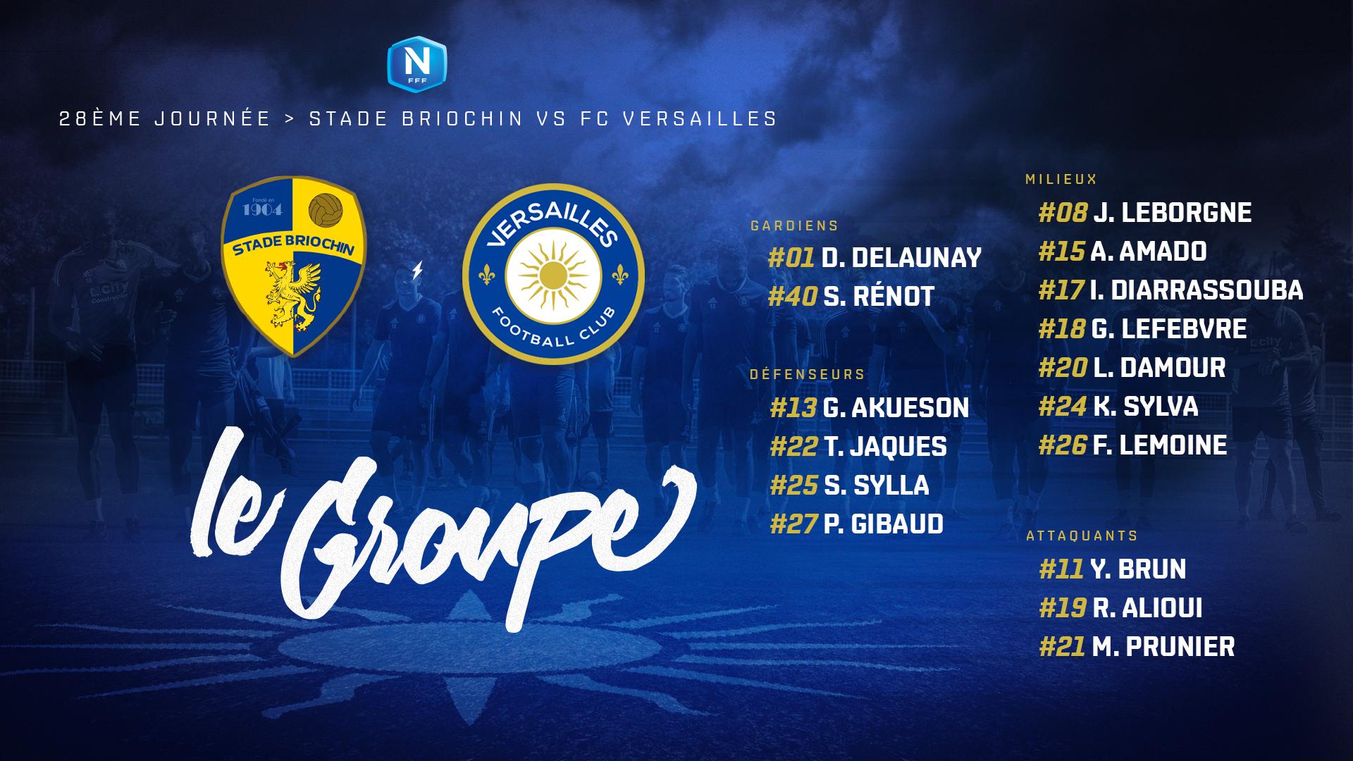Groupe FC VERSAILLES vs Stade Briochin