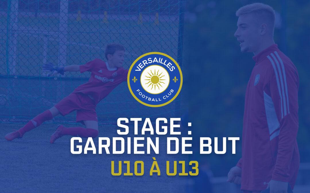 Stage : Gardien de but
