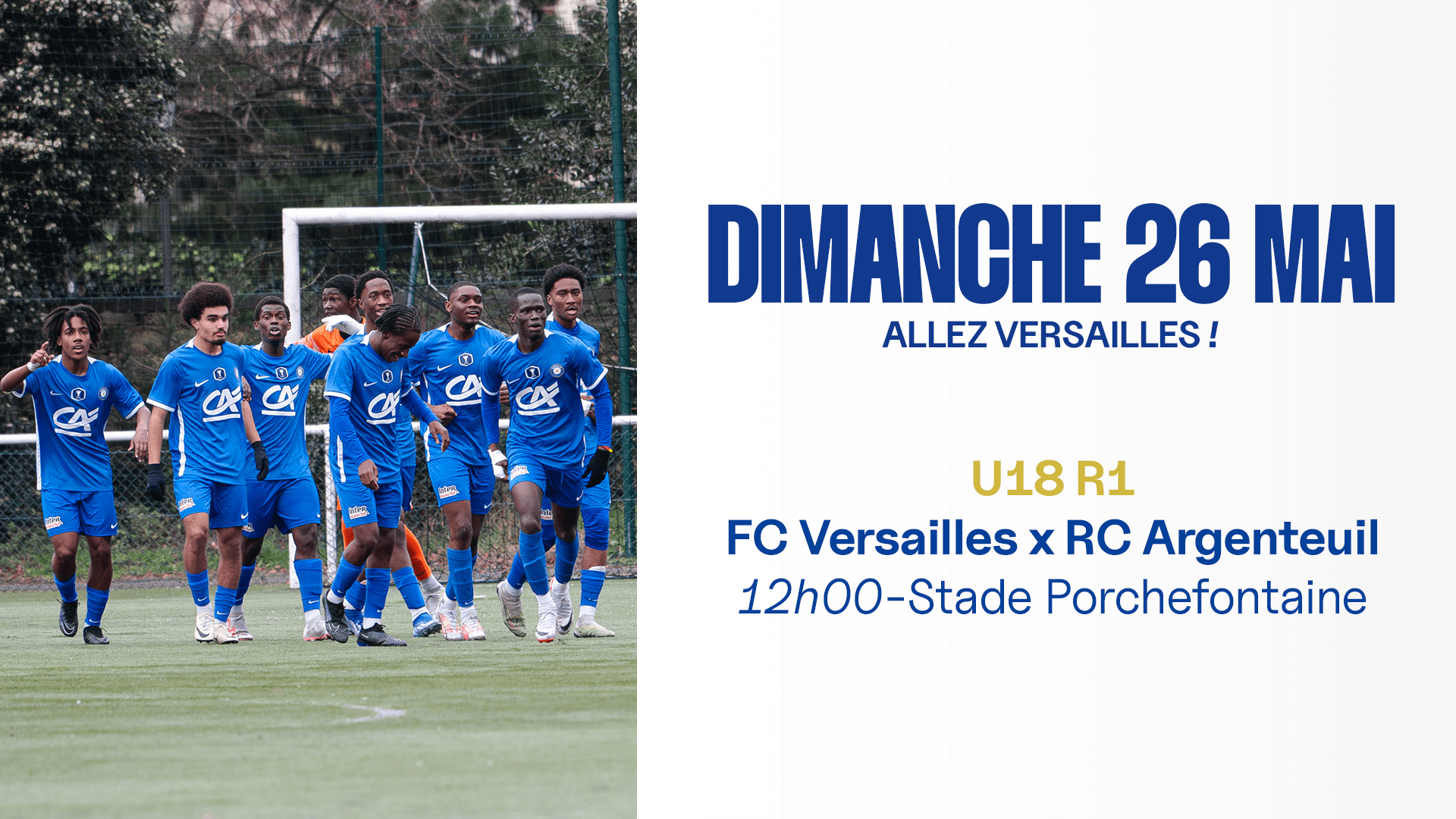 U18 prgramme FC VERSAILLES