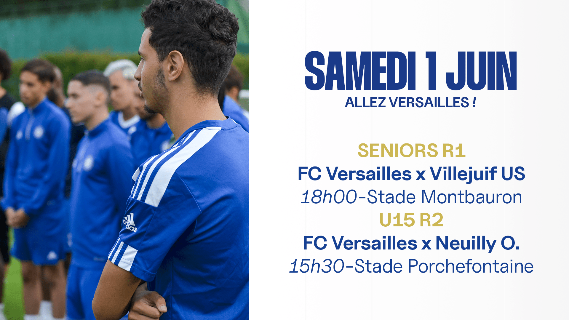 U18 prgramme FC VERSAILLES