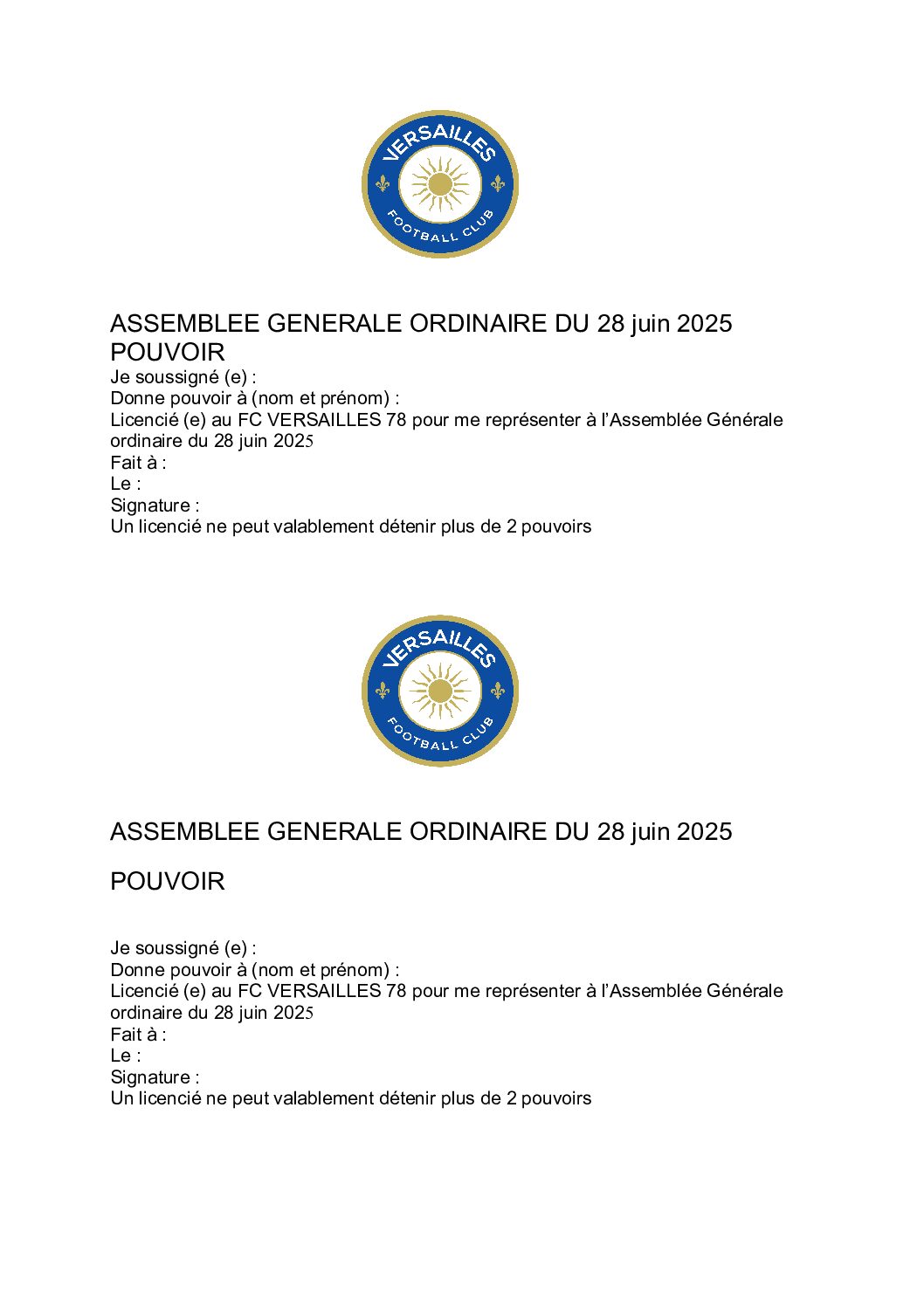 Pouvoirs ASSEMBLEE GENERALE ORDINAIRE DU 28 juin 2025 Capture d’écran 2023-01-06 à 13.16.44